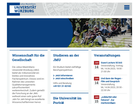 'uni-wuerzburg.de' screenshot