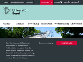 'unibas.ch' screenshot