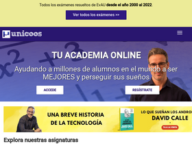 'unicoos.com' screenshot