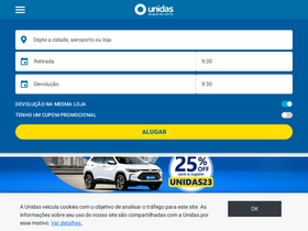'unidas.com.br' screenshot