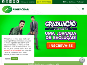 'unifacear.edu.br' screenshot