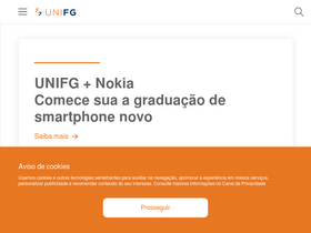 'unifg.edu.br' screenshot
