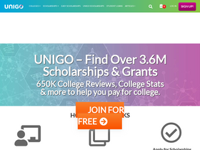'unigo.com' screenshot