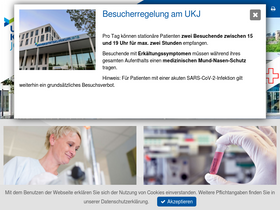 'uniklinikum-jena.de' screenshot