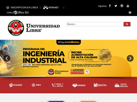 'unilibrebaq.edu.co' screenshot