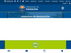 'unimagdalena.edu.co' screenshot