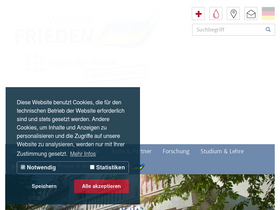 'unimedizin-mainz.de' screenshot