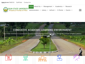 'uniosun.edu.ng' screenshot