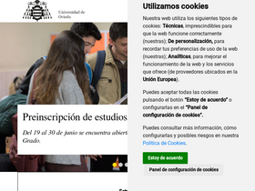 'uniovi.es' screenshot
