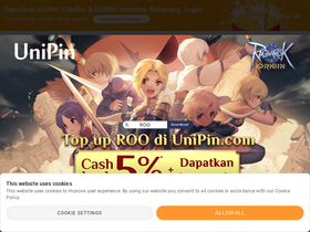 'unipin.com' screenshot