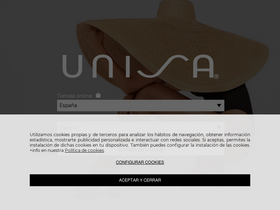 'unisa-europa.com' screenshot