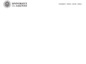 'unisalento.it' screenshot