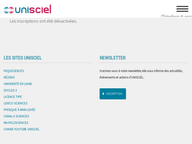 'unisciel.fr' screenshot