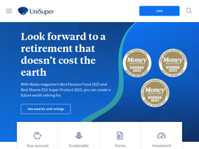 'unisuper.com.au' screenshot