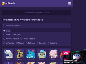 'unite-db.com' screenshot