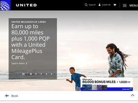 'united.com' screenshot