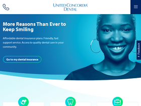 'unitedconcordia.com' screenshot