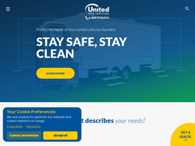 'unitedsiteservices.com' screenshot
