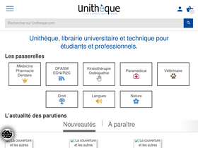'unitheque.com' screenshot