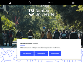 'univ-nantes.fr' screenshot