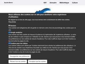 'univ-orleans.fr' screenshot