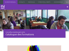 'univ-rennes2.fr' screenshot