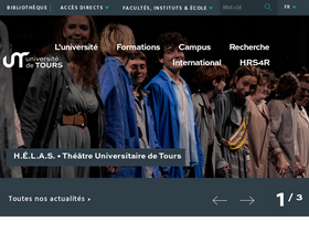 'univ-tours.fr' screenshot