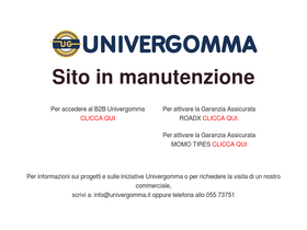 'univergomma.it' screenshot