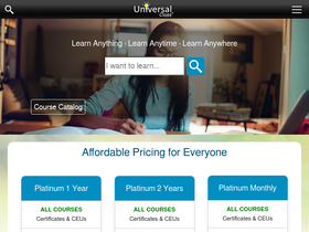'universalclass.com' screenshot