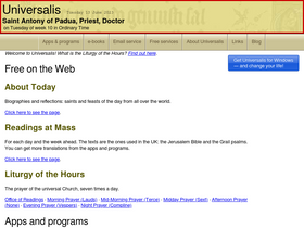 'universalis.com' screenshot