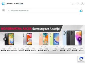 'univerzalno.com' screenshot