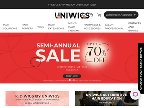 'uniwigs.com' screenshot