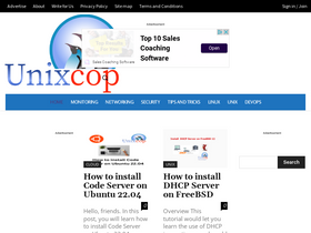 'unixcop.com' screenshot