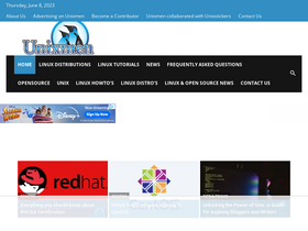 'unixmen.com' screenshot