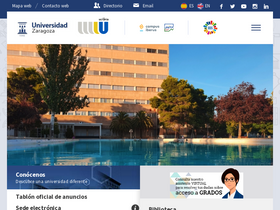 'unizar.es' screenshot