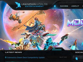 'unknownworlds.com' screenshot
