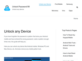 'unlockpassword99.com' screenshot