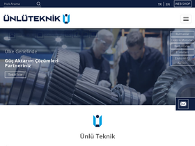 'unluteknik.com' screenshot