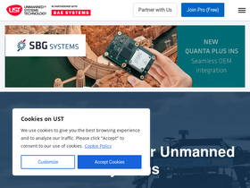 'unmannedsystemstechnology.com' screenshot