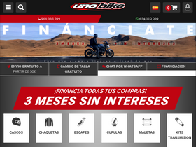 'unobike.com' screenshot