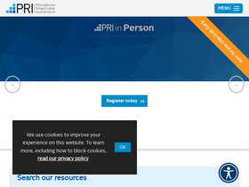 'unpri.org' screenshot