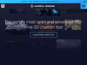 'unrealengine.com' screenshot