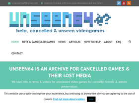 'unseen64.net' screenshot