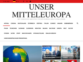 'unser-mitteleuropa.com' screenshot