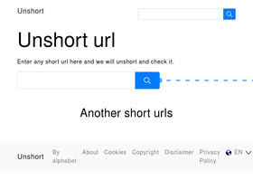 'unshort.site' screenshot