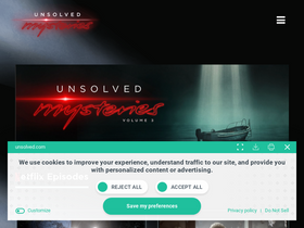 'unsolved.com' screenshot