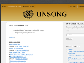 'unsongbook.com' screenshot