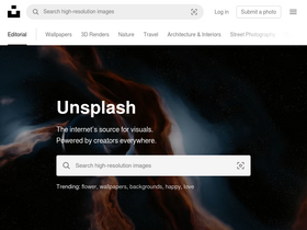 'unsplash.com' screenshot
