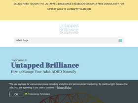 'untappedbrilliance.com' screenshot