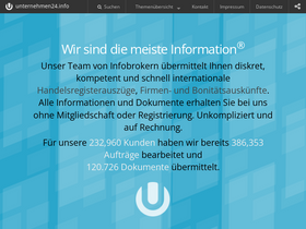 'unternehmen24.info' screenshot